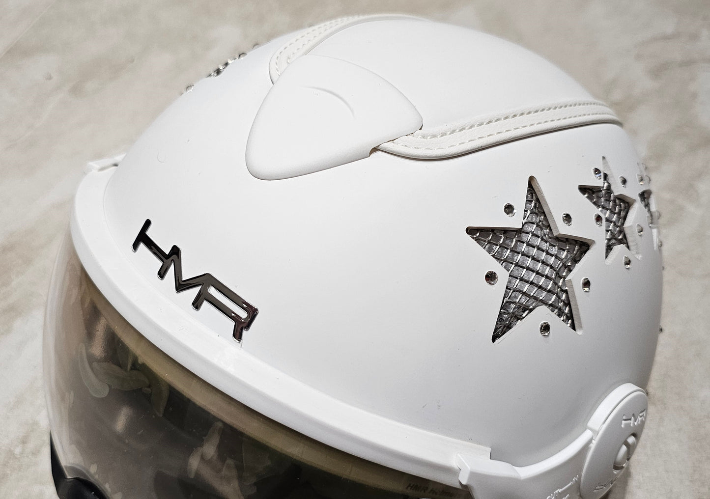 HMR H3 Star mit Swarovski und getöntem photochromem Visier